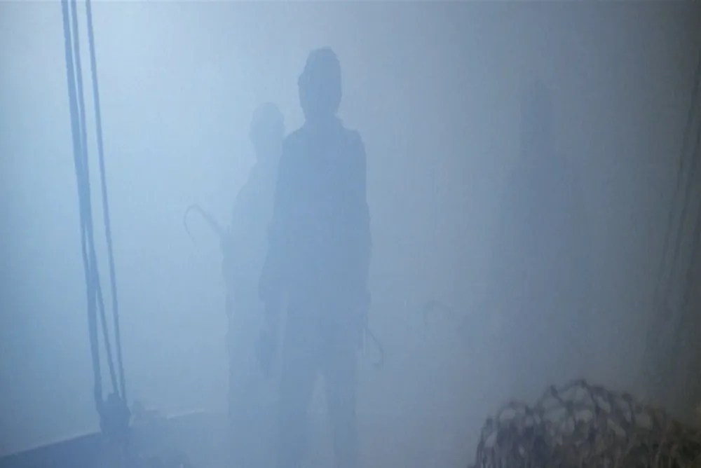 4. The Fog, the lepers emerge from the fog, from ship