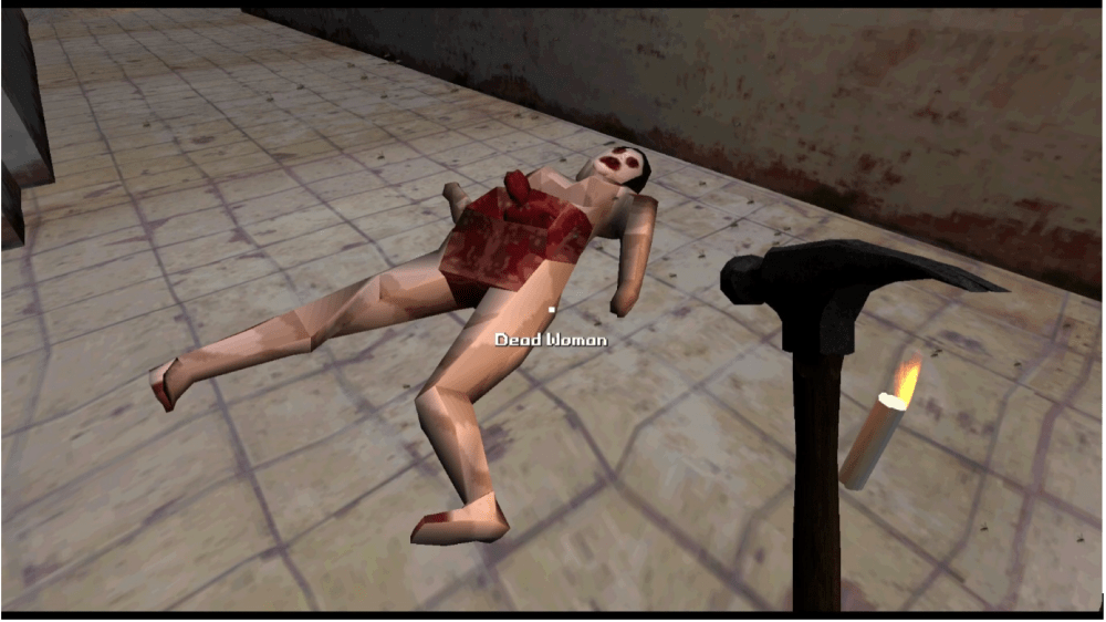 video game body of a bloody body